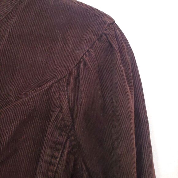 Willi Smith Corduroy Jacket Blazer Womens M Pockets Autumn Vintage 70s 80s - Picture 8 of 16